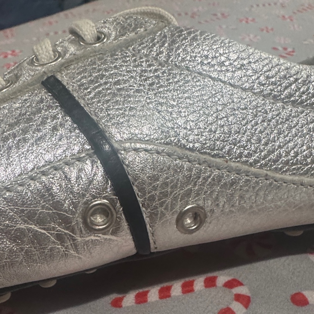 Prada Silver and Gray Women's Shoes - Picture 7 of 13